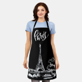 Schort Eiffeltoren Parijs (Gedragen)