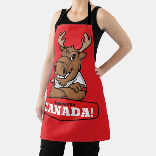 Schort Elbogen Omhoog Canada! Grappige Eekhoorn me (Insitu)