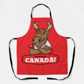 Schort Elbogen Omhoog Canada! Grappige Eekhoorn me (Voorkant)
