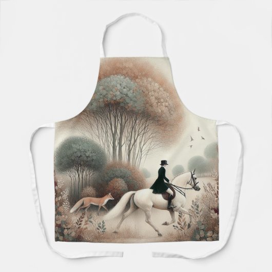 Schort Equestrian Elusive Fox Hunt (Voorkant)