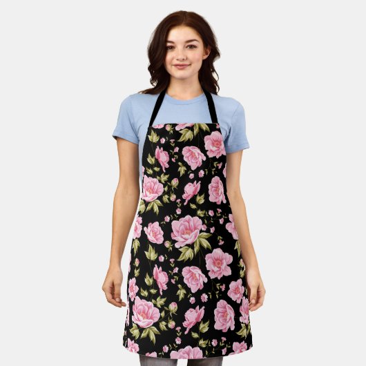 Schort-Flowers Schort (Gedragen)