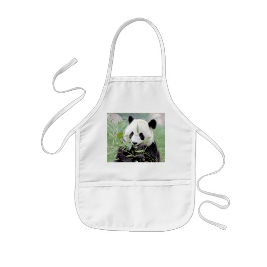 Schort Foto reus panda, animal 0084. (Voorkant)