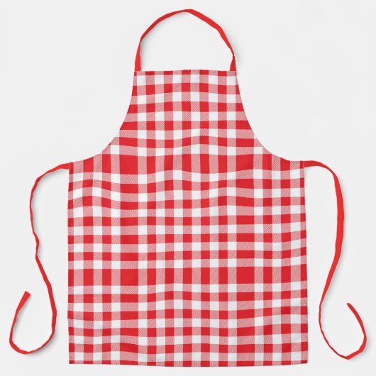 Schort Gingham Pset Pattern (Voorkant)