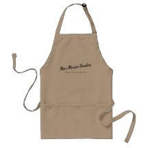 Schort Khaki met New Mexico Foodies Logo