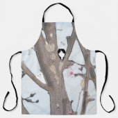 Schort lentesbloesems allover-afdrukken (Voorkant)