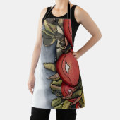 Schort met Apple Waterverf Graphic Afbeelding (Insitu)