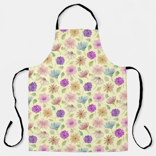 Schort Met Bloemen (Voorkant)