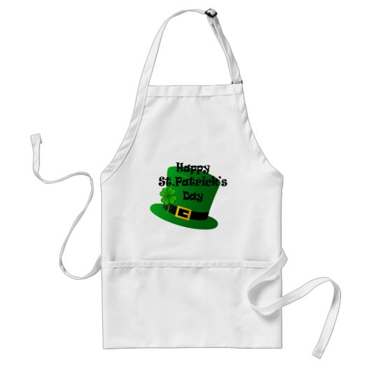Schort met citaat/St. Patrick's Day (Voorkant)