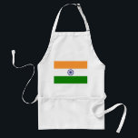 Schort met de vlag van India<br><div class="desc">Verhoog uw kookervaring met ons stijlvolle schort met de Indiase vlag! Dit levendige schort is ideaal voor thuiskoks, chef-koks of iedereen die graag zijn culinaire vaardigheden laat zien terwijl hij de Indiase cultuur viert. De gedurfde kleuren van de Indiase vlag worden prominent weergegeven, waardoor dit schort een unieke en betekenisvolle...</div>