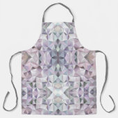 Schort met een geometrisch pastelkleurig patroon (Voorkant)