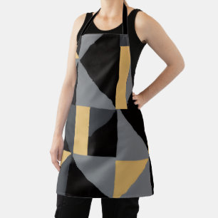 Schort met geometrisch modern design