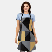 Schort met geometrische moderne print (Gedragen)
