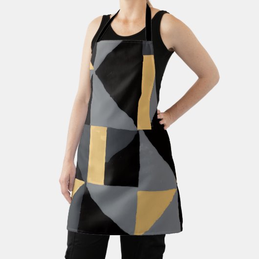 Schort met geometrische moderne print (Insitu)