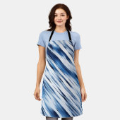 Schort met gestripte lijnen (Gedragen)