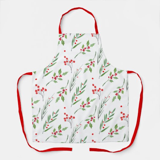 Schort met kerstmengeling (Voorkant)