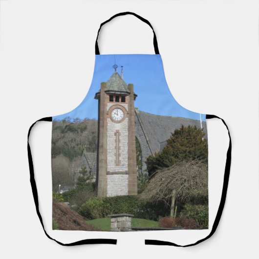 Schort met kloktower-over-zand (Voorkant)