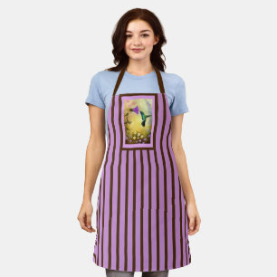 Schort met lavendel Striped Hummingbird (medium)