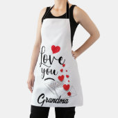Schort Met 'Love You' Op Maat (Insitu)