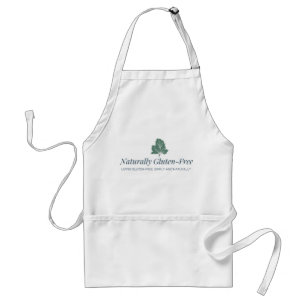 Schort met natuurlijk glutenvrije Logo