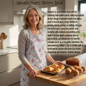 Schort met patroon van lieflijke harten