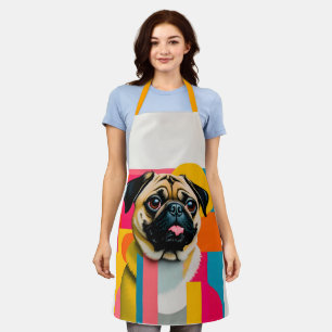 Schort met Pug