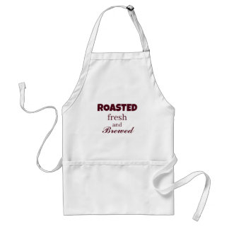 Schort met 'Roasted Fresh & Brewed Coffee'-thema