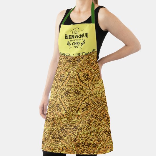 Schort met tribal motief (Insitu)