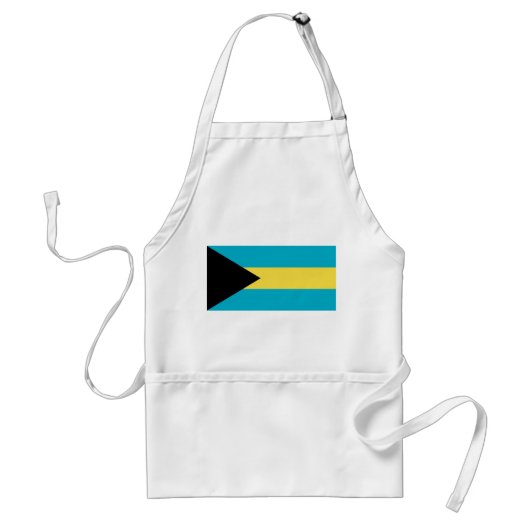 Schort met vlag van Bahama's (Voorkant)