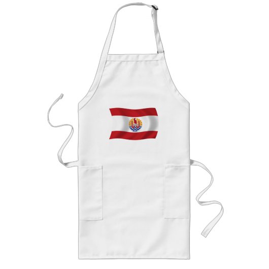 Schort met vlag van Frans-Polynesië (Voorkant)
