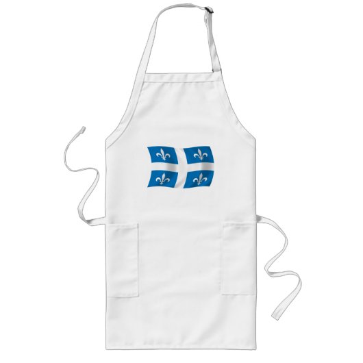 Schort met vlag van Quebec (Voorkant)