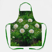 Schort met witte rozen (Voorkant)