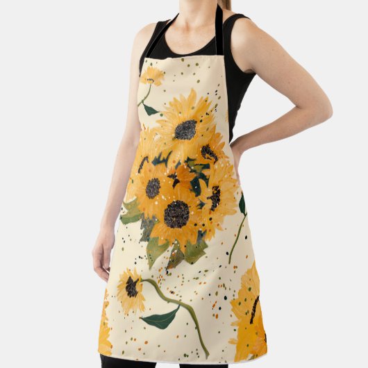 Schort met zonnebloemen (Insitu)