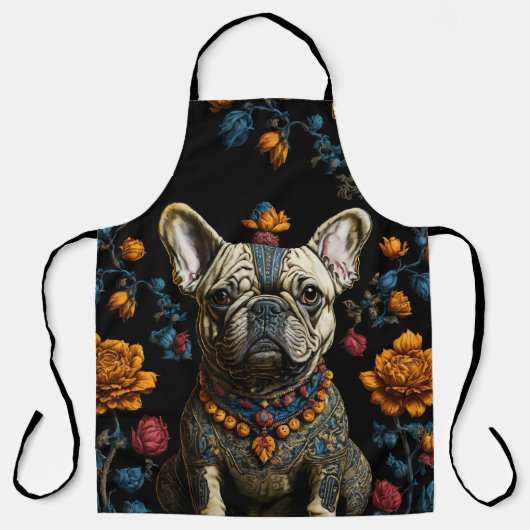Schort - Mexicaanse Folk Art Bulldog (Voorkant)