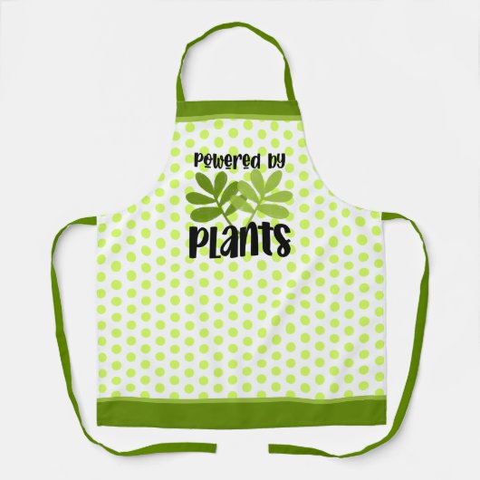 Schort op basis van Vegan Plant (Voorkant)