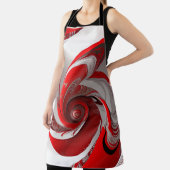 Schort/rode wervel/LRG/All-Over Print Schort (Insitu)