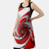 Schort/rode wervel/LRG/All-Over Print Schort (Insitu)