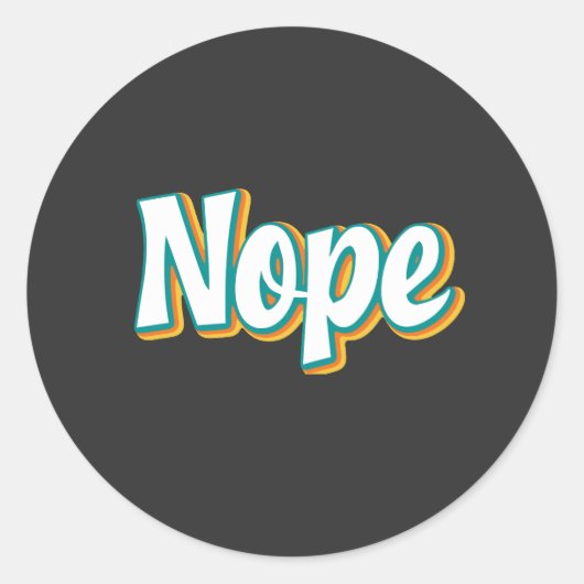 Schort Ronde Sticker (Voorkant)