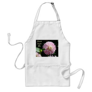 Schort Roze Dahlia Flowers Floral