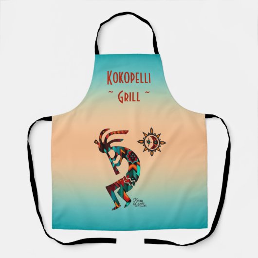 Schort Southwest Kokopelli (Voorkant)