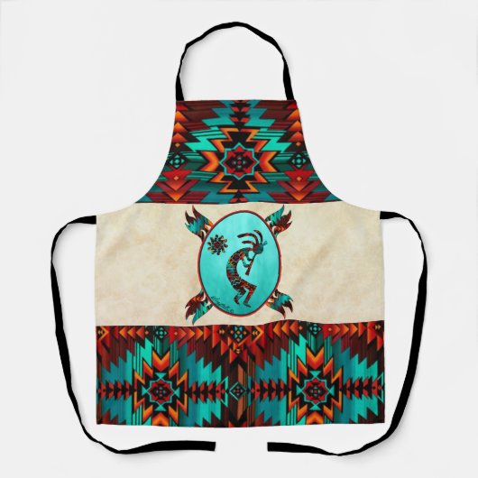 Schort Southwest Kokopelli (Voorkant)