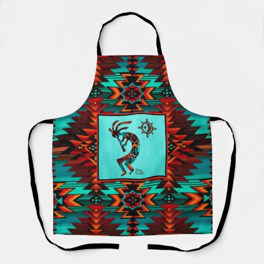 Schort Southwest Kokopelli (Voorkant)