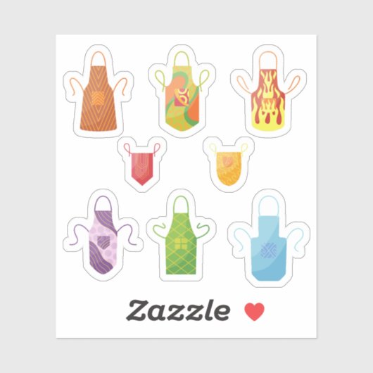 Schort Stickers (Vel)