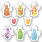 Schort Stickers (Voorkant)