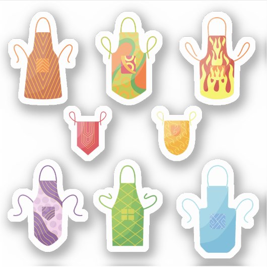 Schort Stickers (Voorkant)