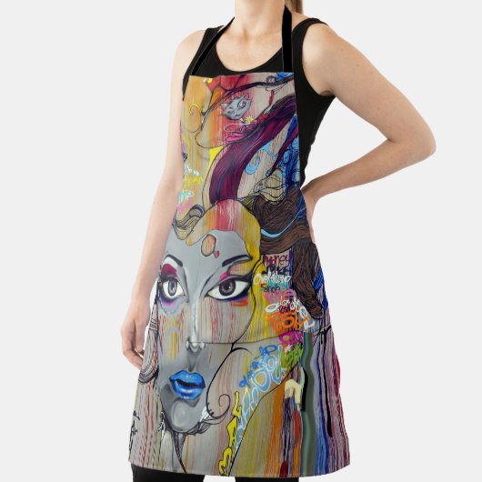 Schort - Street Art Face Graffiti (Insitu)