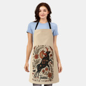 Schort Taurus Hemelse Zodiac Art (Gedragen)