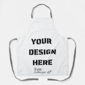 Schort, upload je eigen ontwerp schort (Voorkant)