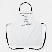 Schort uw ontwerp of foto-upload (Voorkant)