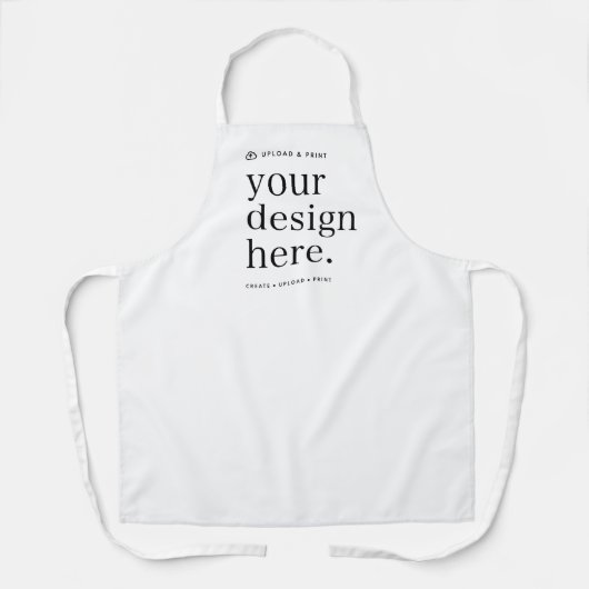 Schort uw ontwerp-upload (Voorkant)