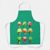 Schort van champignons met een hoge kleur (Voorkant)